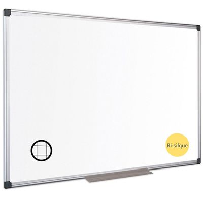 Imagen 2 del producto Pizarra melamina cuadriculada 240x120 bi-silque