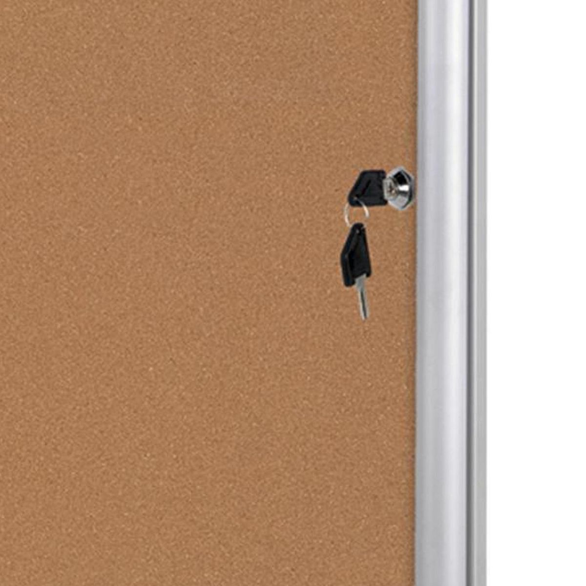 BI SILQUE - Vitrina diario mural corcho 6 a4 bi-silque