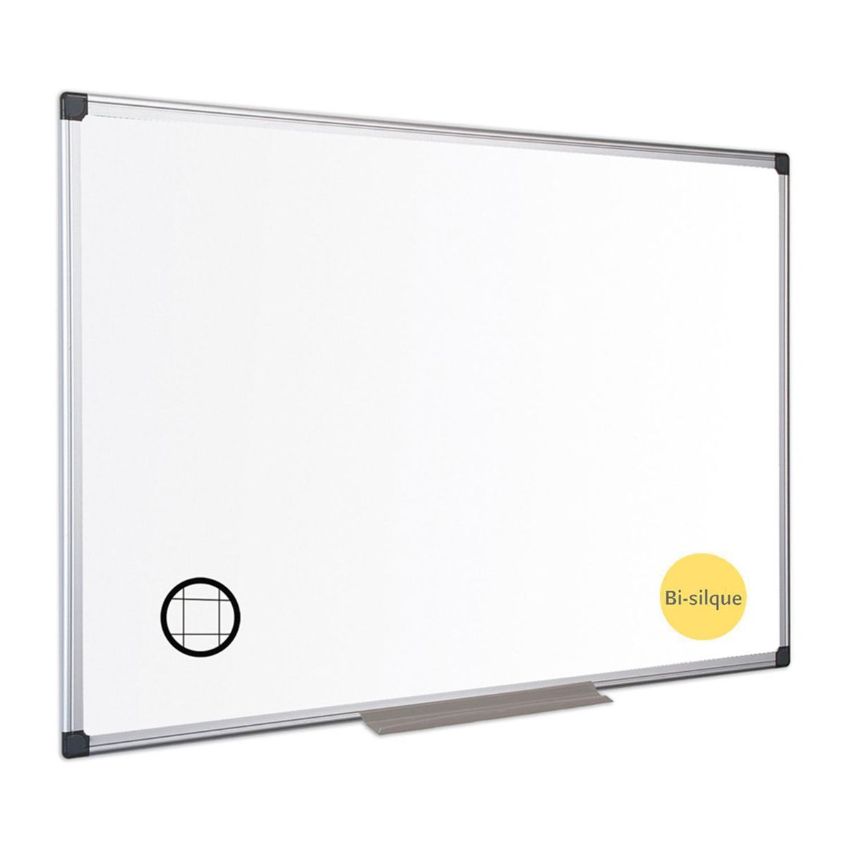 BI SILQUE - Pizarra melamina cuadriculada 150x120 bi-silque