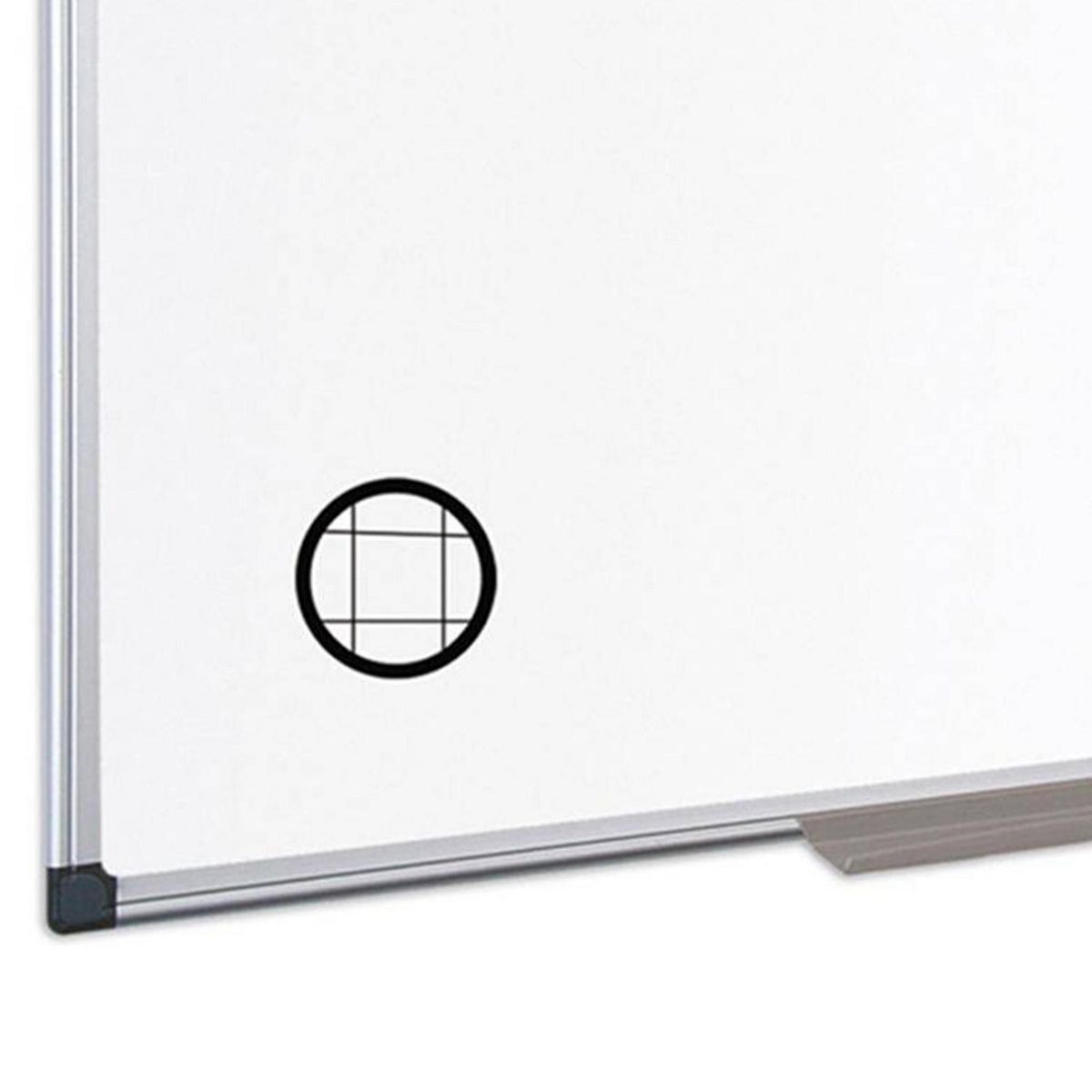 BI SILQUE - Pizarra melamina cuadriculada 150x120 bi-silque