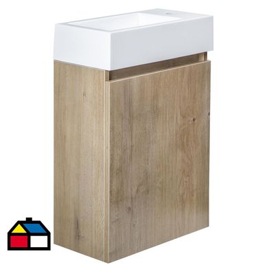 Mueble Gunnar resina 40x22x62 DS33 1 puerta