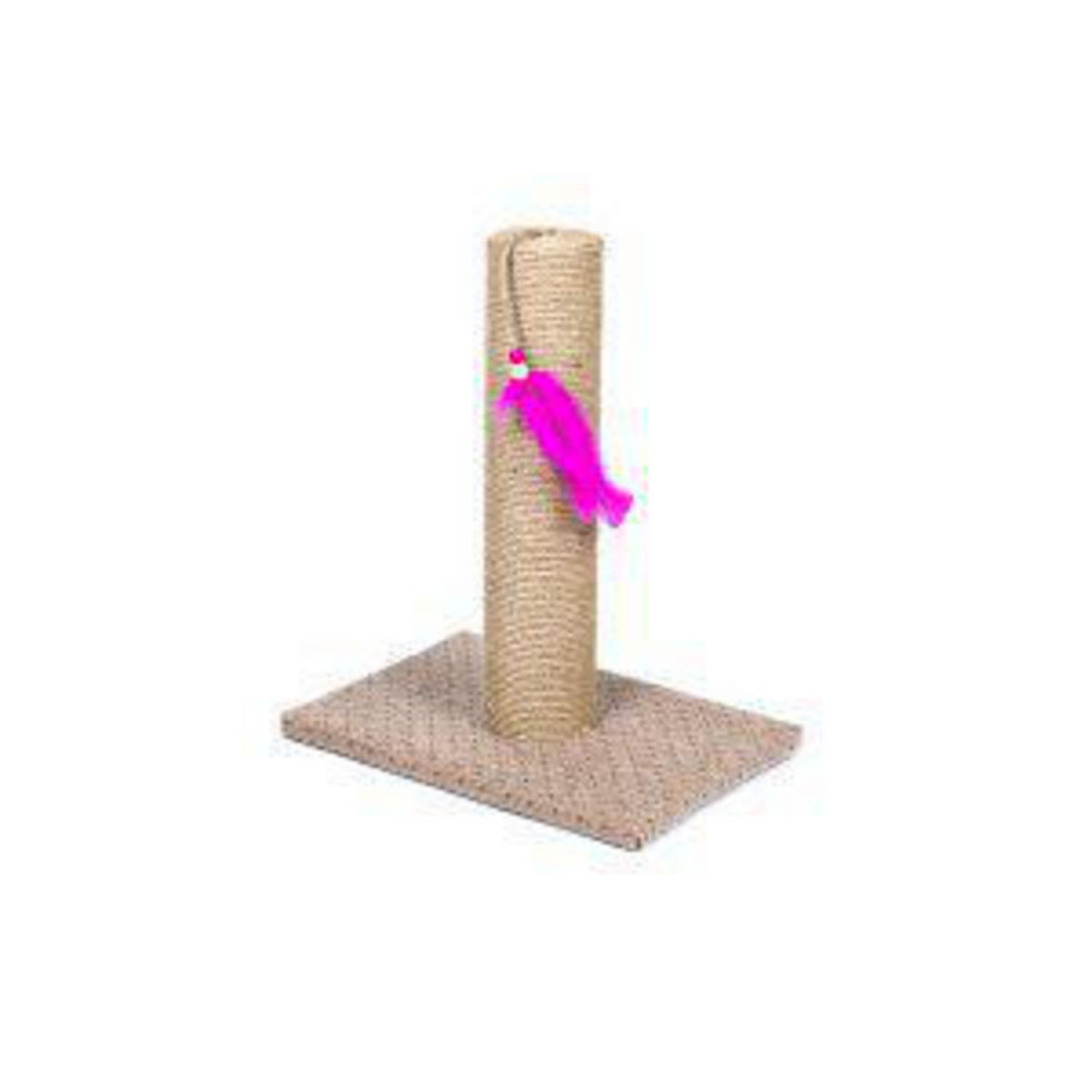 MASCOTICAS - Rascador de gato siberiano hecho a mano beige