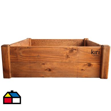 Huerto madera armable exterior 90x90x29 cm