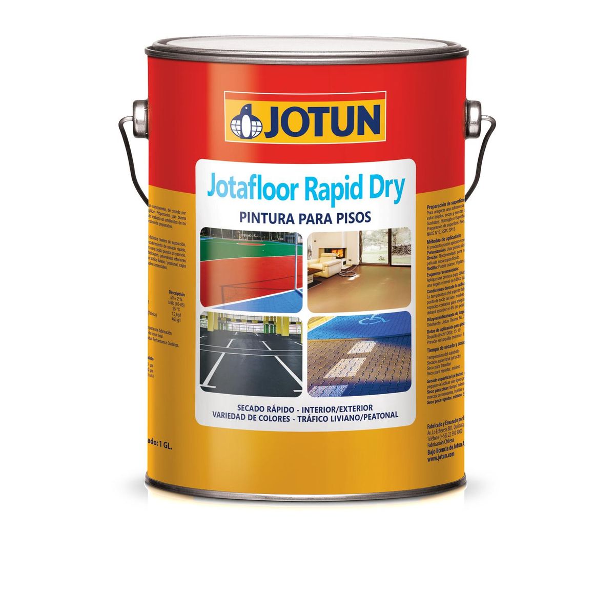 JOTUN - Pintura para Pisos- Jotafloor Rapid Dry Base Lata 1 galón(es) Brillante Base