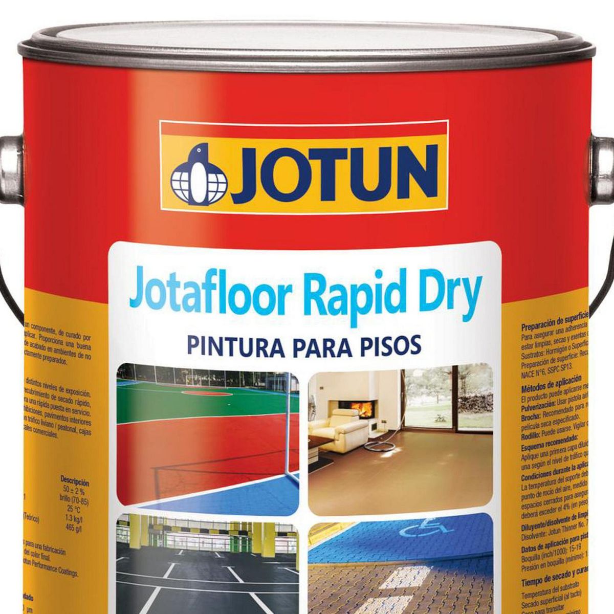JOTUN - Pintura para Pisos- Jotafloor Rapid Dry Base Lata 1 galón(es) Brillante Base
