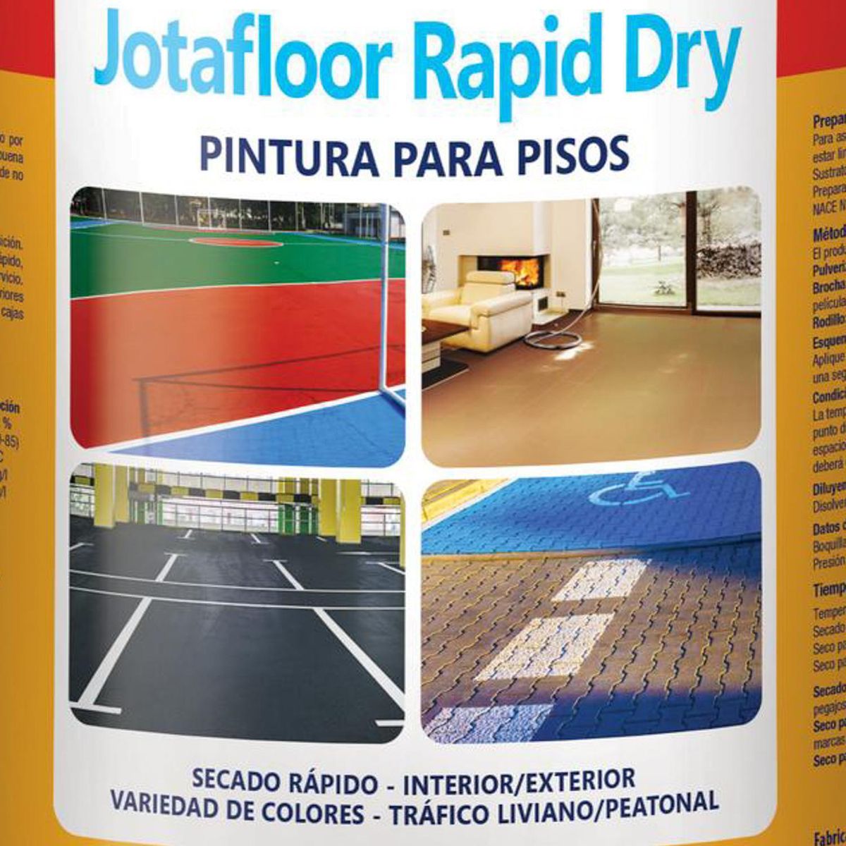 JOTUN - Pintura para Pisos- Jotafloor Rapid Dry Base Lata 1 galón(es) Brillante Base