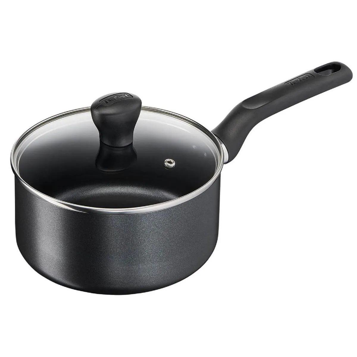TEFAL - Cacerola de Aluminio 18 cm 1.8 l Negro B1432384