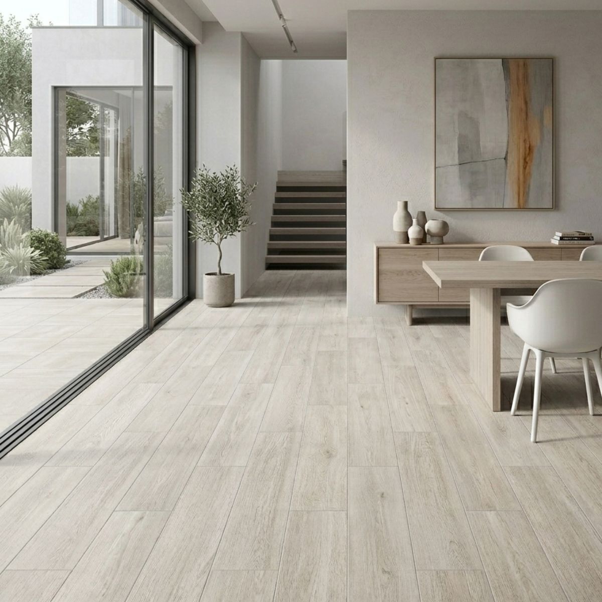ARGENTA - Porcelanato 22.5x90 cm Landes Gris 1.21 m2