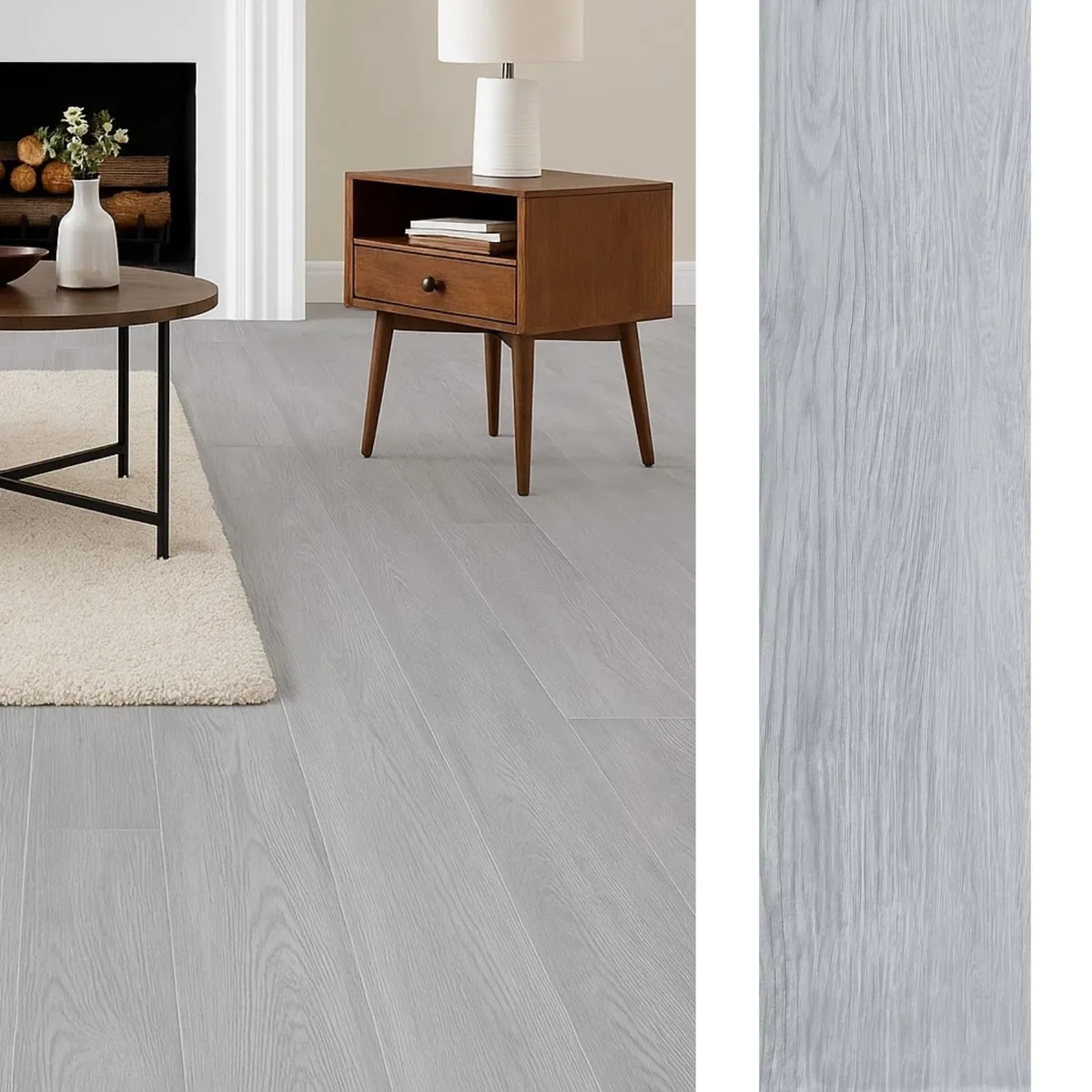 ARGENTA - Porcelanato 22.5x90 cm Landes Gris Taupe 1.21 m2