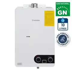 JUNKERS - Calefont Gas Natural 10 Litros Tiro Forzado Microturbina