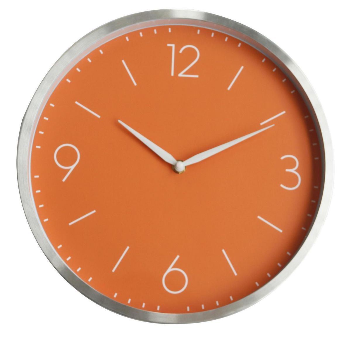 RONDA - Reloj de pared fondo naranjo 30 cm