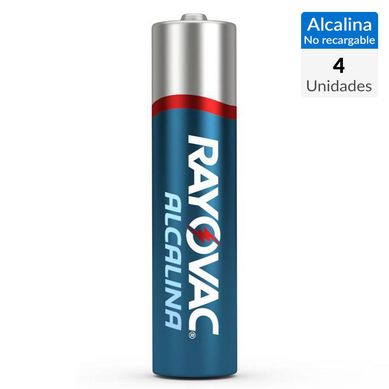 Pilas Alcalinas Rayovac AAAx4
