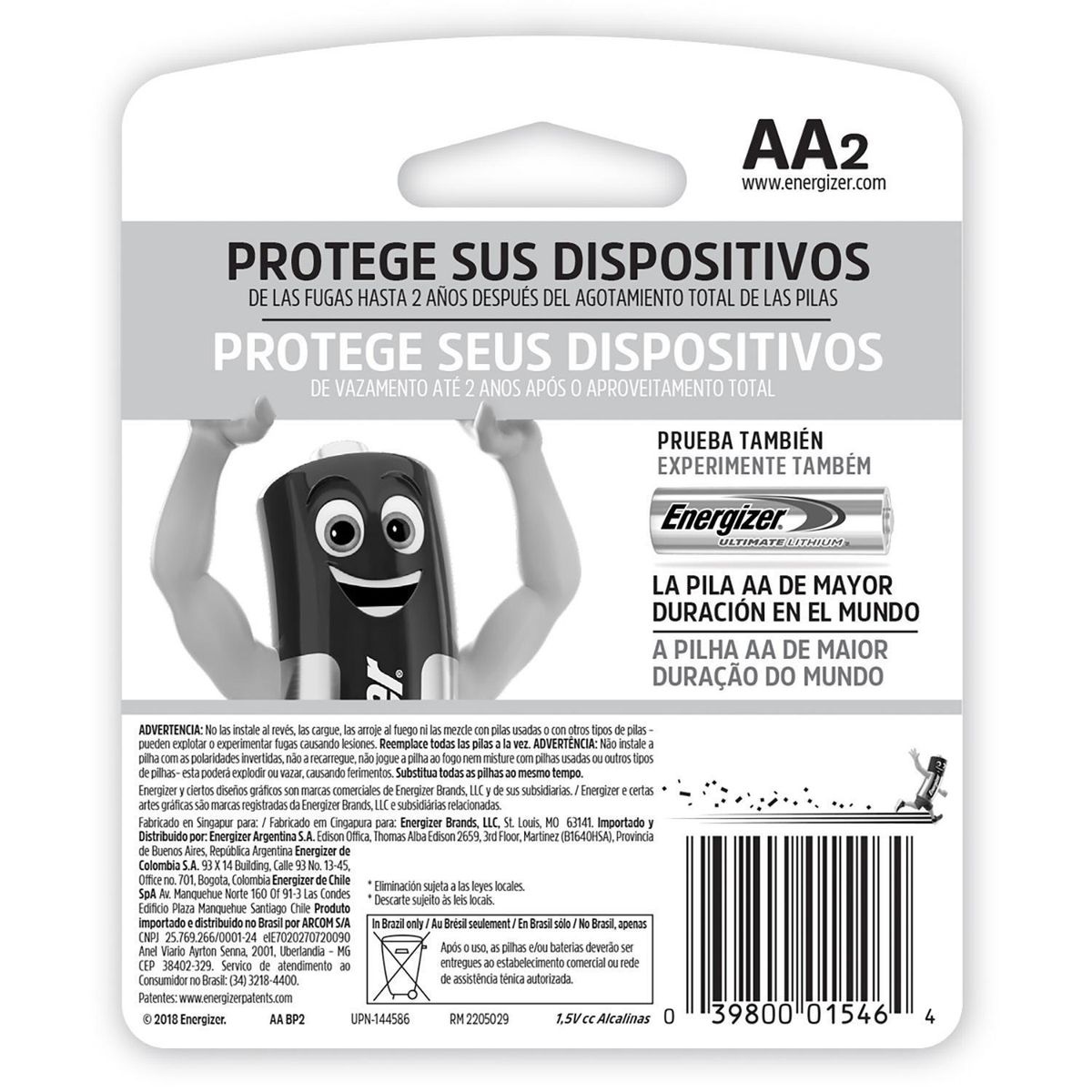 ENERGIZER - Pilas Alcalinas Max AAx2