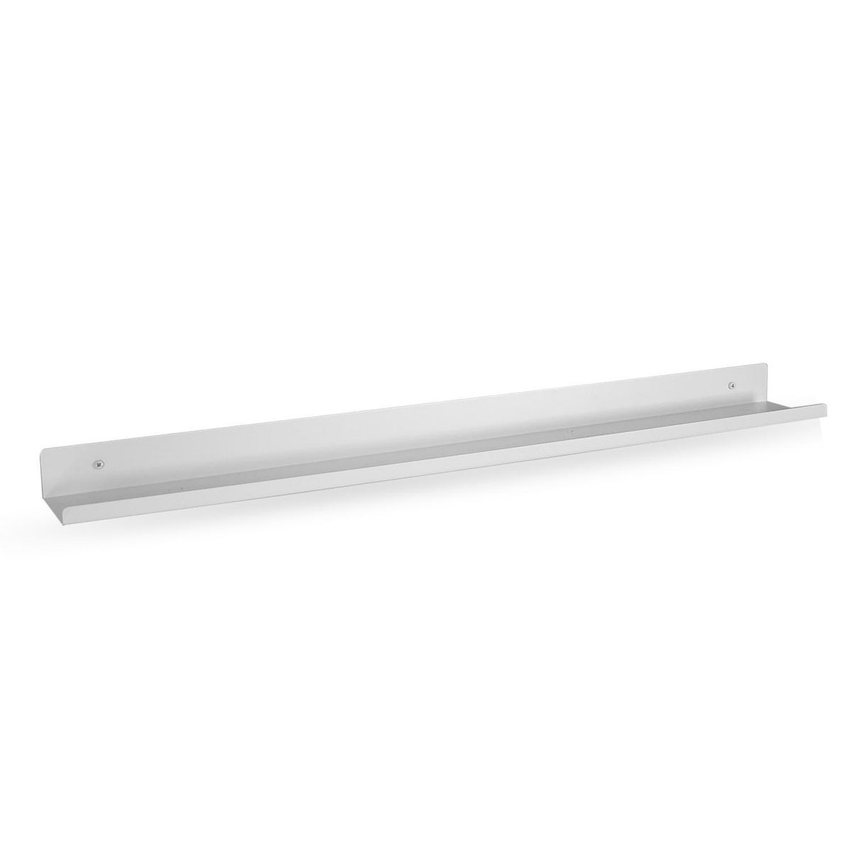 DUCASSE - Repisa Spezia Acero 1 Nivel(es) 80x4.5x9.6 cm Blanco