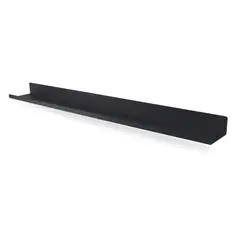 DUCASSE - Repisa Spezia Acero 1 Nivel(es) 80x4.5x9.6 cm Negro