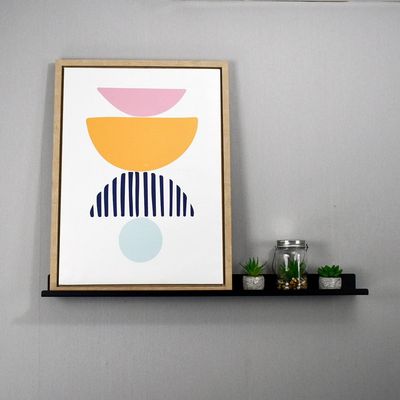 Imagen 2 del producto Repisa Spezia Acero 1 Nivel(es) 80x4.5x9.6 cm Negro