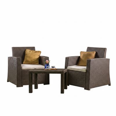 Imagen 2 del producto Juego de Terraza Balcon Tavarua 2 Personas Marrón Moro