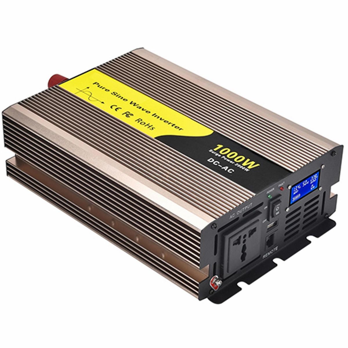 KINGDOM SOLAR - Inversor Sinusoidal De Onda Pura 1000W