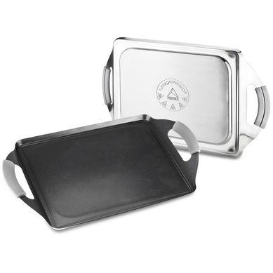 Plancha induccion horno 41 cm acero inoxidable
