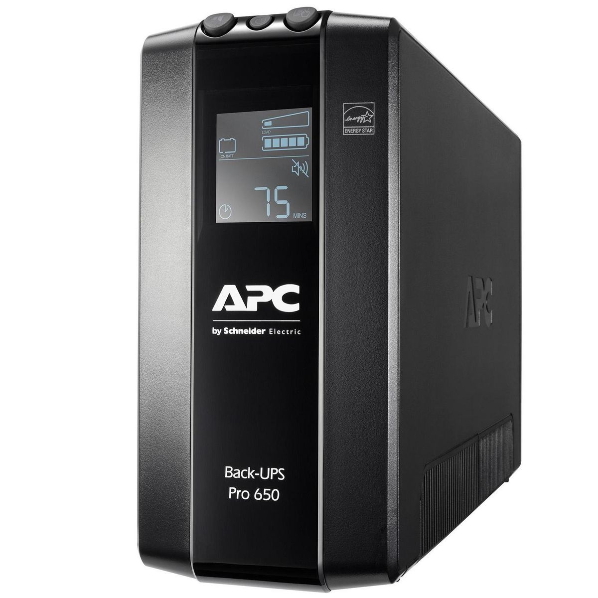 SCHNEIDER ELECTRIC - Back UPS Pro 650VA APC - 6 Tomas - Interfaz LCD