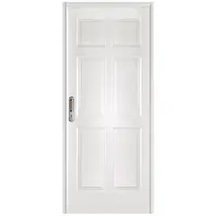 WINTEC - Kit Puerta Exterior Acero galvanizado 80x200 cm 6 Paneles Derecha Blanco