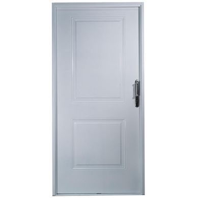 Kit puerta lista acero2p blco derecha