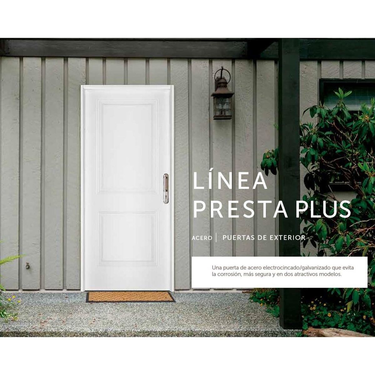 WINTEC - Kit puerta lista acero2p blco derecha