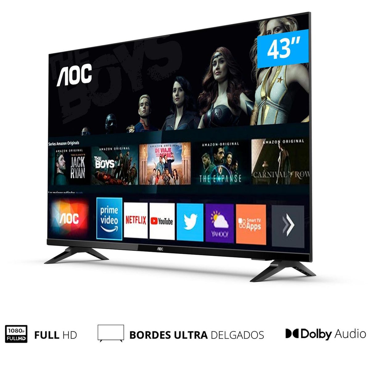 Smart TV LED 43 " Full HD 43S5305, marca AOC - Foto 2