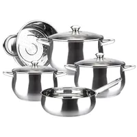 Batería de Cocina 8 Piezas Acero inoxidable Frutillar Plateado