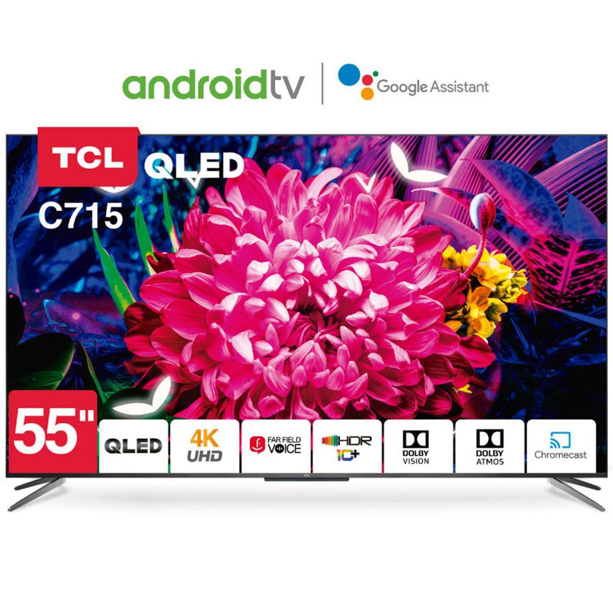 TCL - Smart TV QLED 55 " 4K Ultra HD 55C715