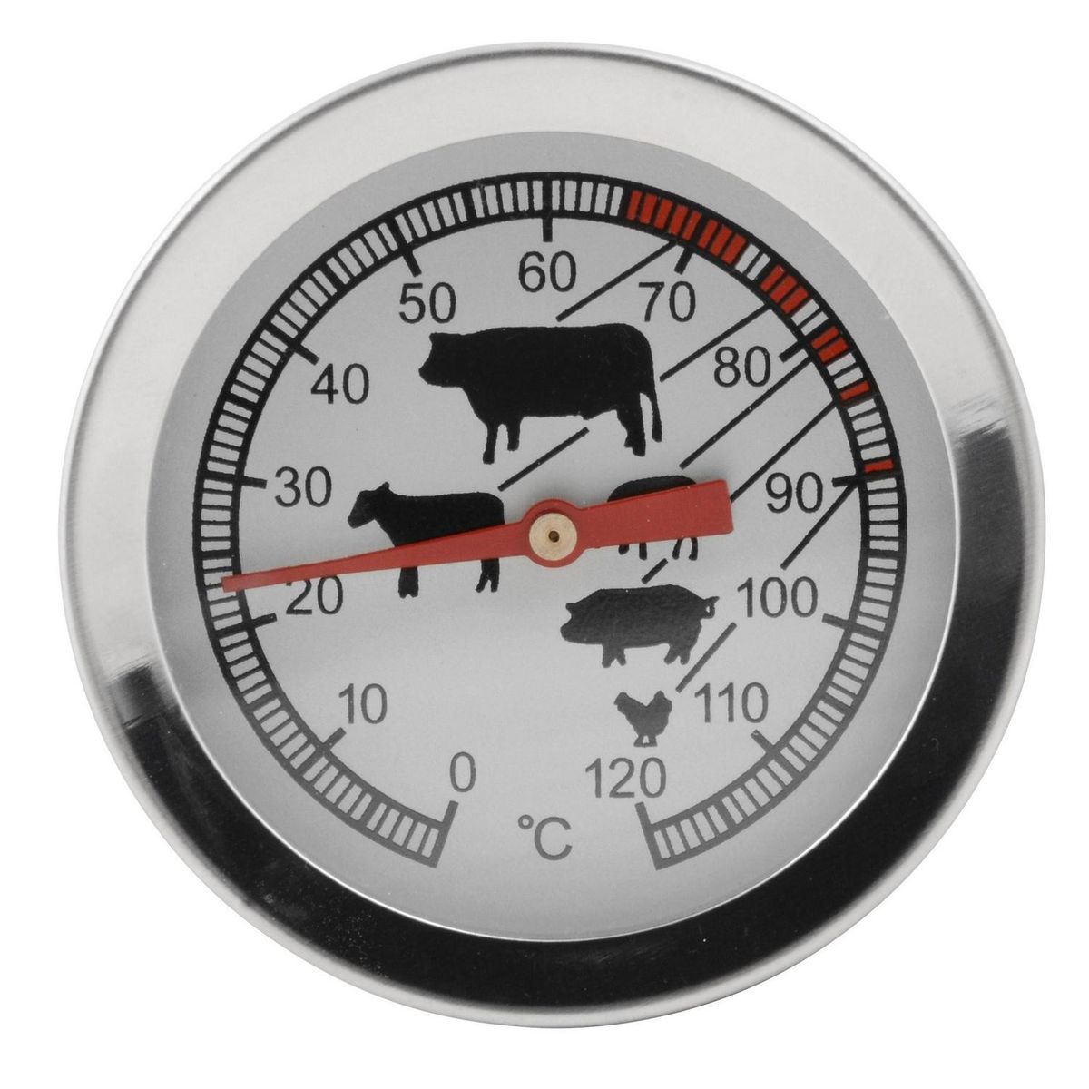 DANGRILL - Termómetro carne acero inox.