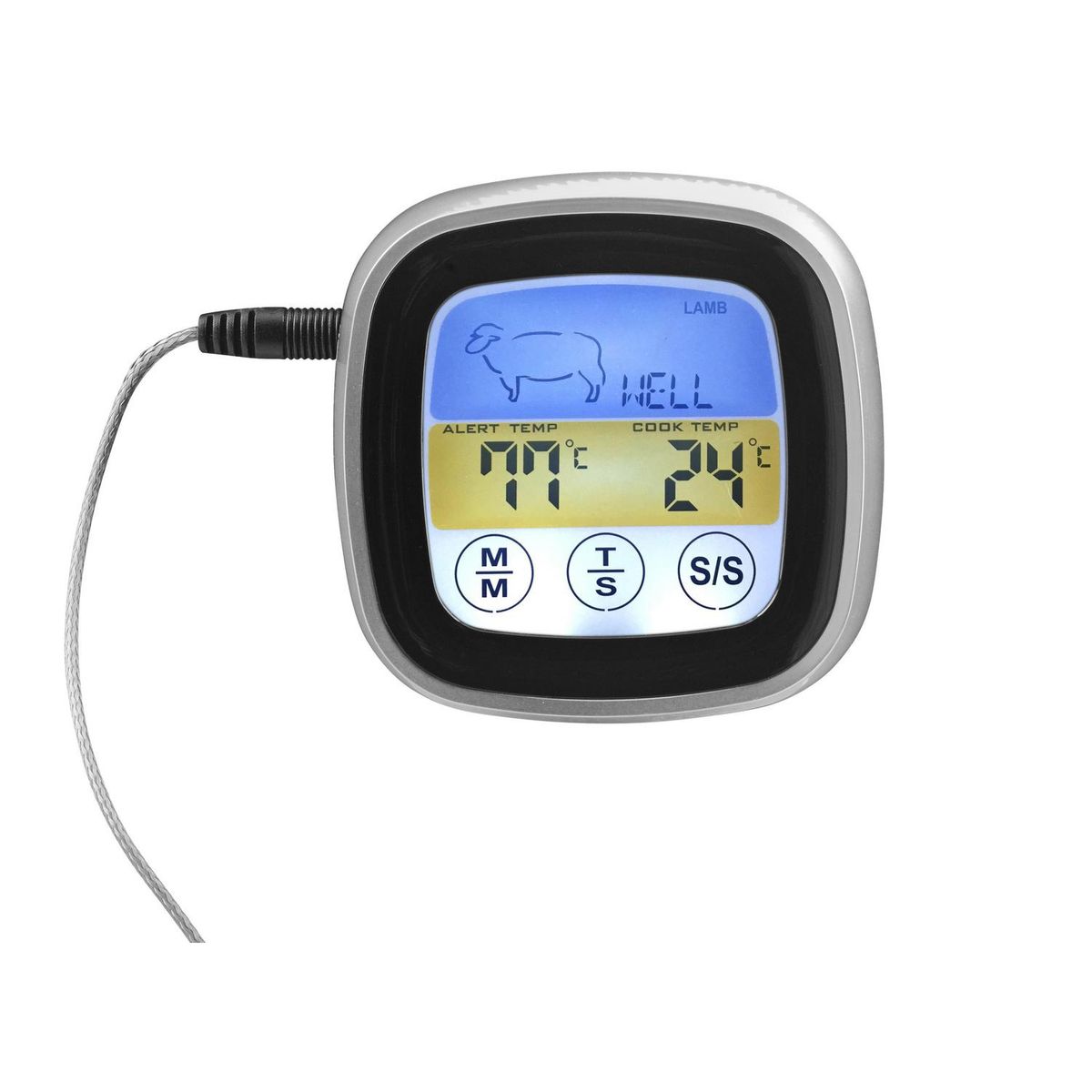 DANGRILL - Termómetro digital acero inox.