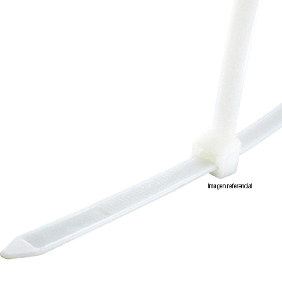 LEXO - Amarra cables natural, 430x4,8 mm bl 100