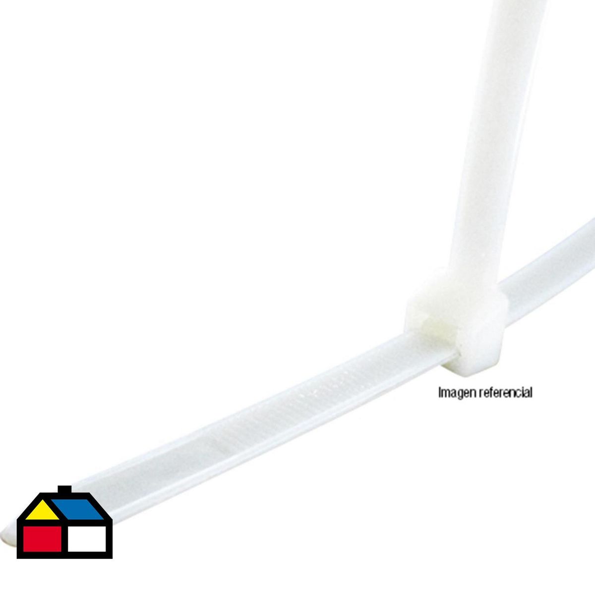 LEXO - Amarra cables natural, 370x4,8 mm bl 100