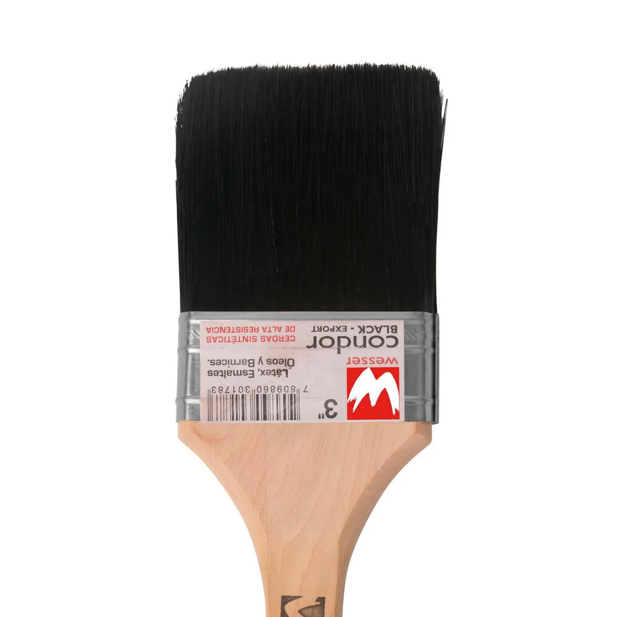 CONDOR - Brocha Condor Black 3" Profesional Para Pintura Y Acabados