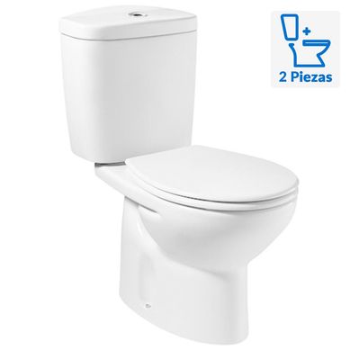 Toilet Roca Victoria piso  3/6 lt con asiento.