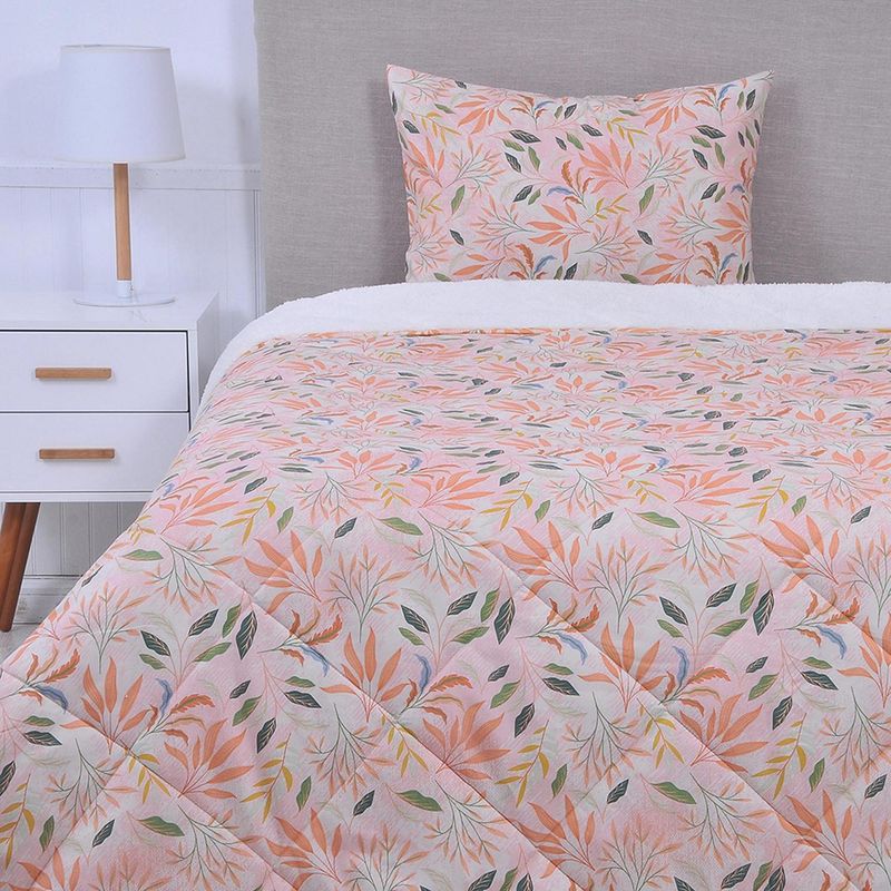 MASHINI - Plumón 1.5 plazas Sherpa Kehra Multicolor