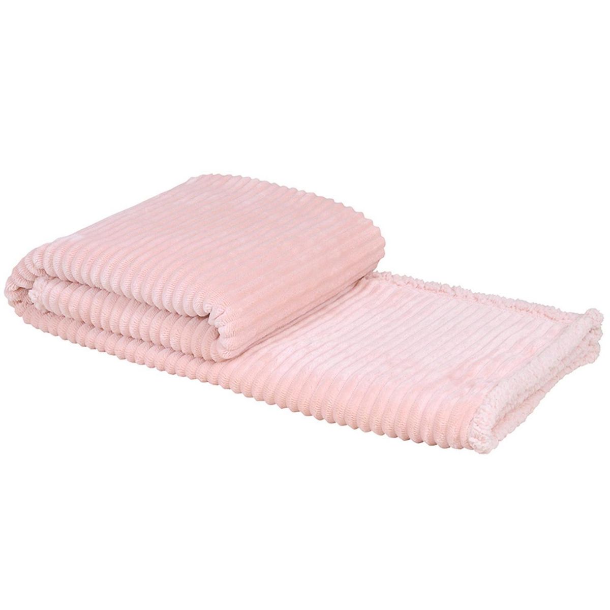 MASHINI - Manta Corduroy Corla Sherpa Especial Rosa