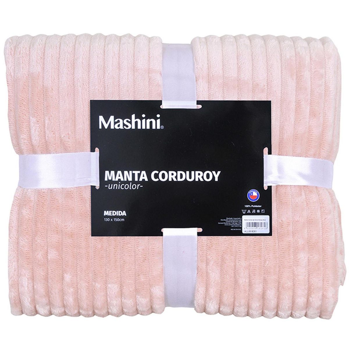 MASHINI - Manta Corduroy Corla Sherpa Especial Rosa