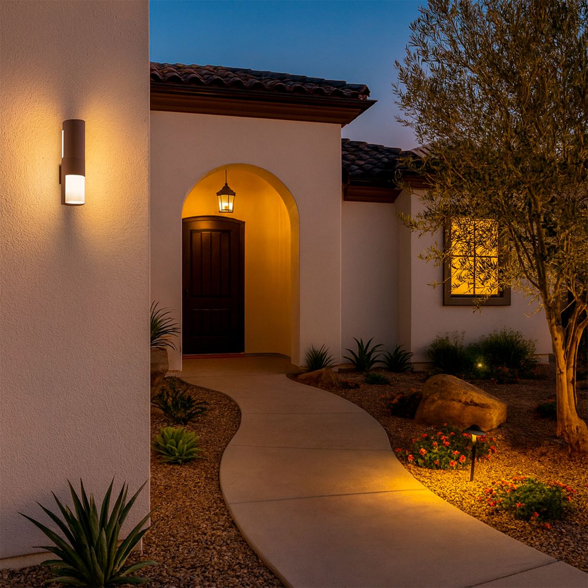 BP ILUMINACION - Apliqué Exterior Lutec Cyra 2 Luces 15 W 1000 lm Luz Cálida