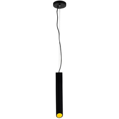 Lmpara colgar Piper 1 luz GU10 negro+gold H30CM