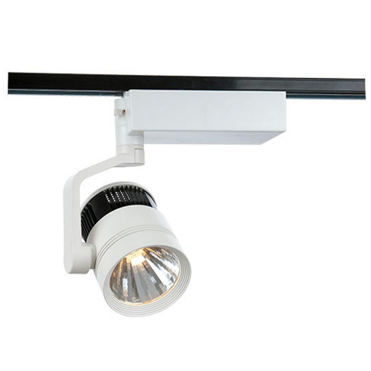 BP ILUMINACION - Foco para riel Led 28 W 3000K cilíndrico horizontal