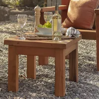 Mesa de Centro Rectangular Madera 70x40x50 cm Madera