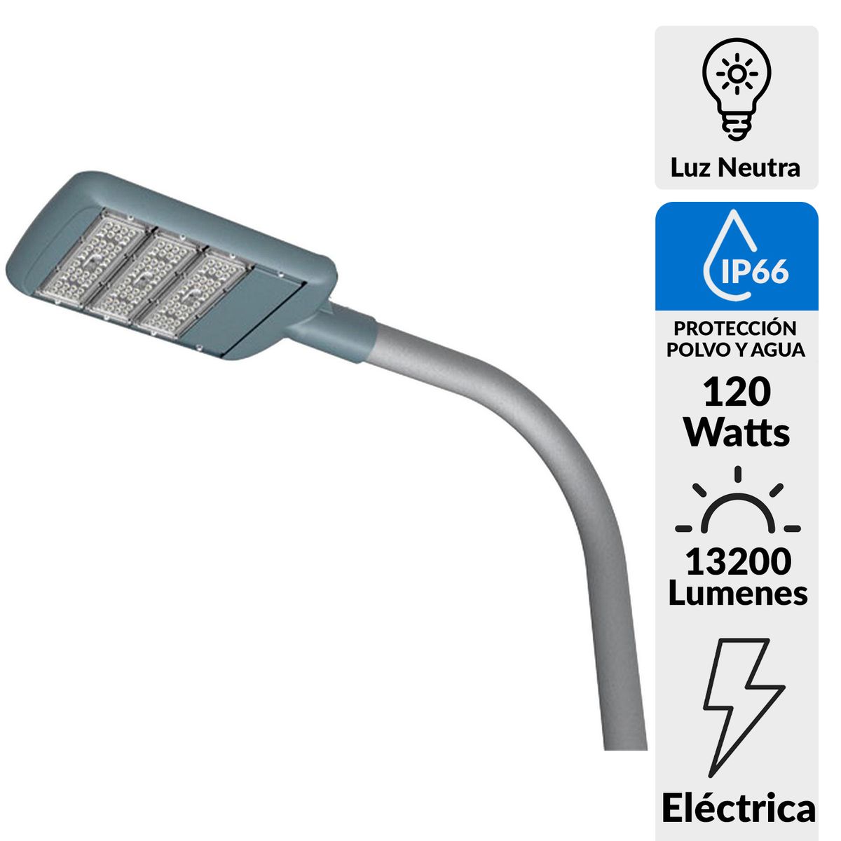 BP ILUMINACION - Luminaria pública basic 120 W 4000K