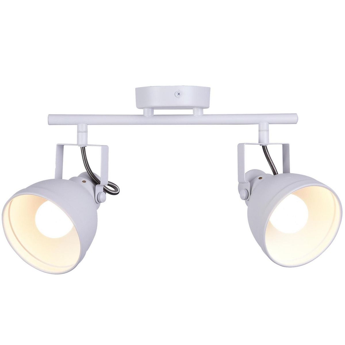 BP ILUMINACION - Barra tubo 2 luces E27 cosmos blanco mate