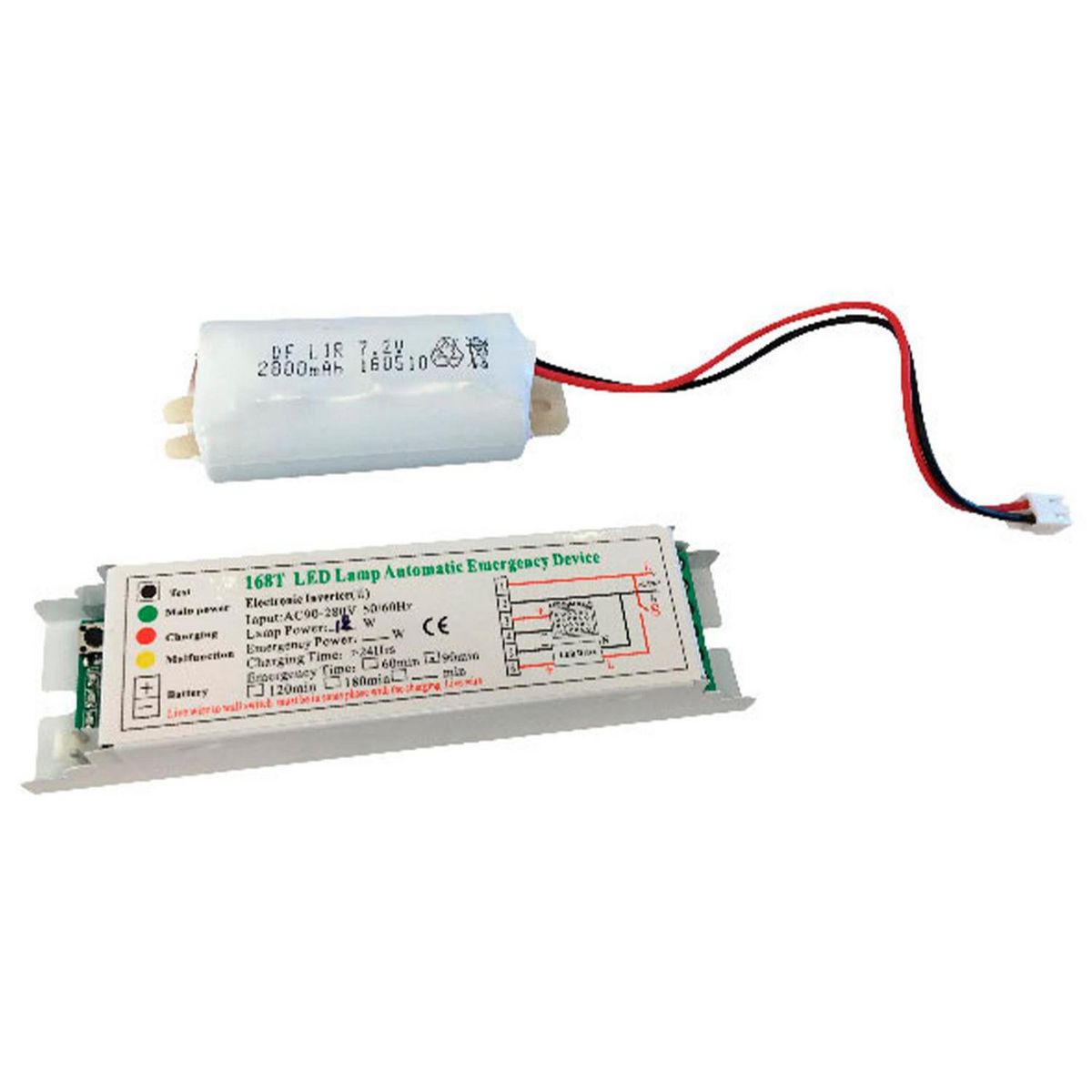 BP ILUMINACION - Driver emergencia led máximo 18 W para foco empotrado