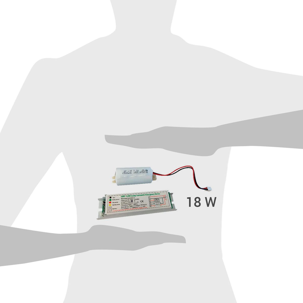 BP ILUMINACION - Driver emergencia led máximo 18 W para foco empotrado