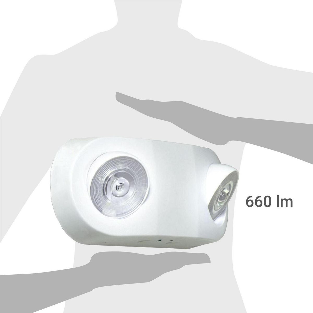 BP ILUMINACION - Luminaria de emergencia Frog 2X3 W Led para puntual