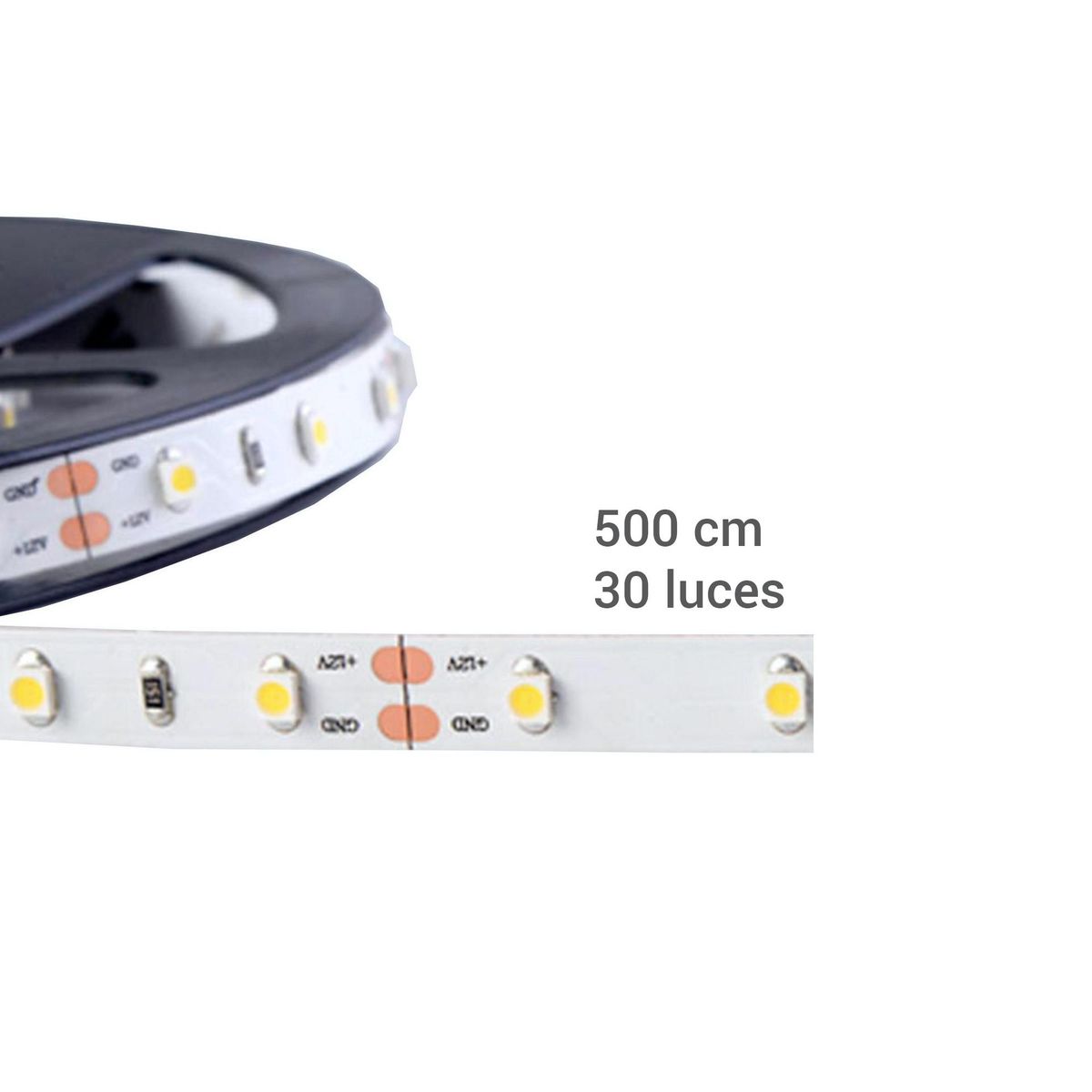 BP ILUMINACION - Carrete 5 metros cinta led 7,2W/M 12VDC