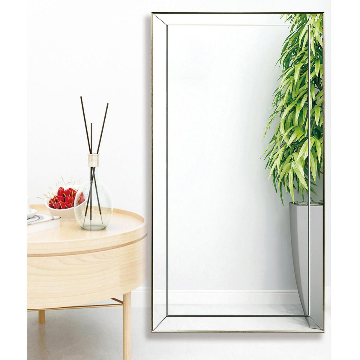 RONDA - Espejo Decorativo Forma Rectangular 60x120 cm De Pared